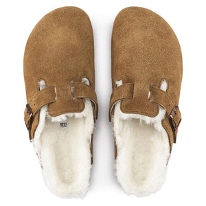 Boston Shearling Mink Suede Soft Narrow Footbed - Flying Possum | Since 1976