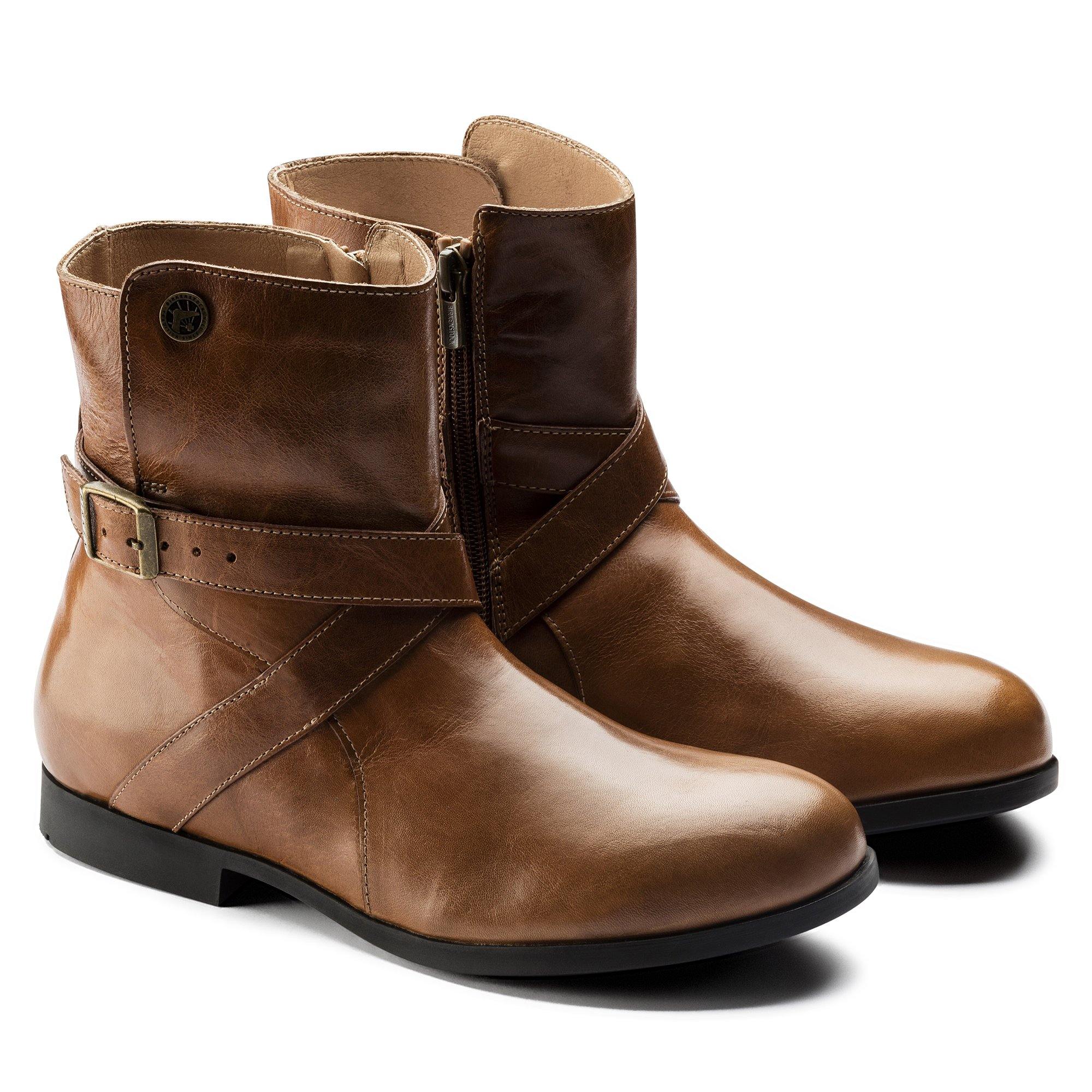 Collins Camel Natural Leather Boots - Flying Possum | Since 1976