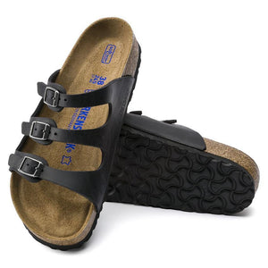 Florida Black Oiled Leather Soft Footbed - Flying Possum | Since 1976