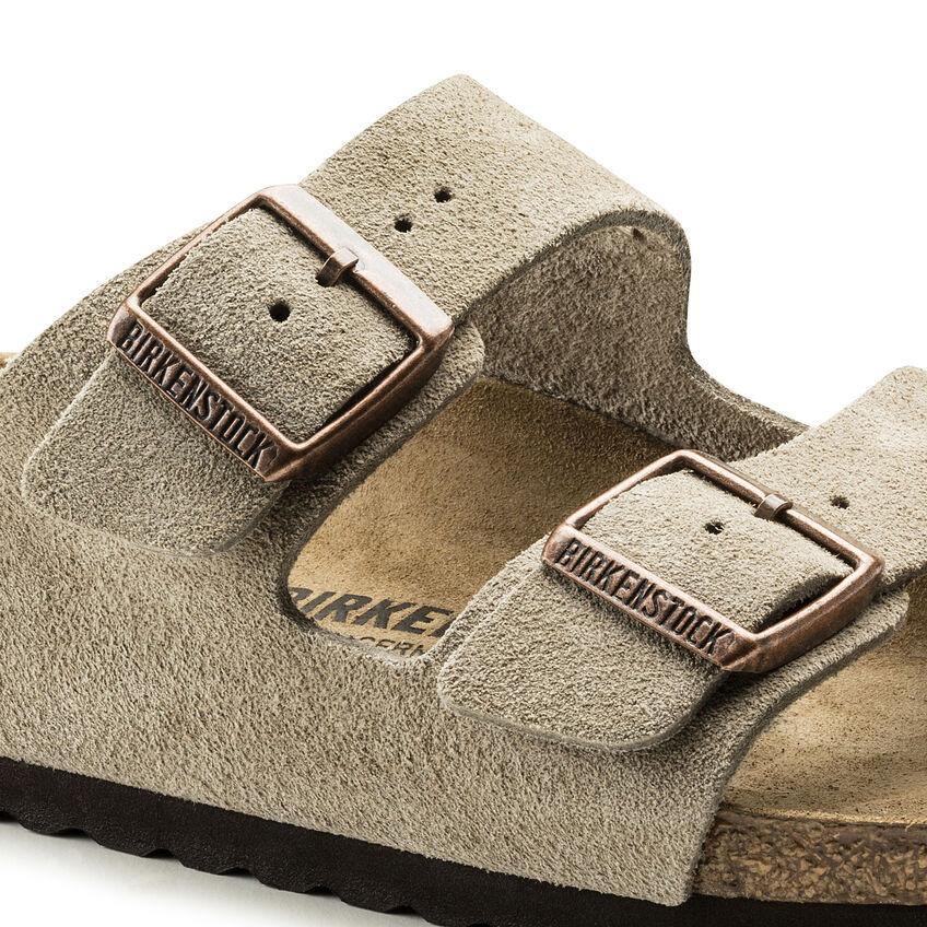 Arizona Taupe Suede Soft Footbed - Flying Possum | Since 1976