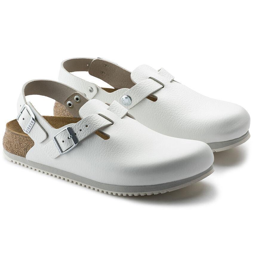 Tokio White Natural Leather Narrow Footbed - Flying Possum | Since 1976