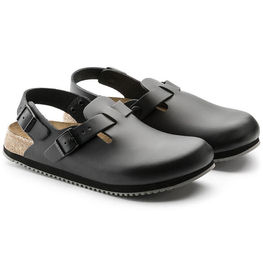 Tokio Black Natural Leather Narrow Footbed - Flying Possum | Since 1976