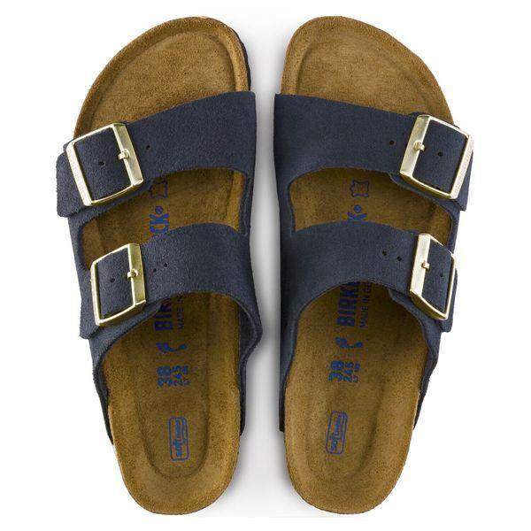 Arizona Navy Suede Soft Footbed - Flying Possum | Since 1976